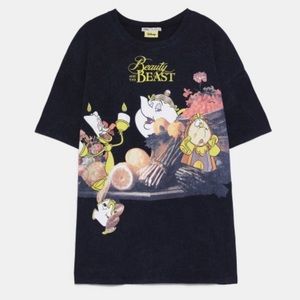 Zara Disney Beauty and the Beast T-shirt